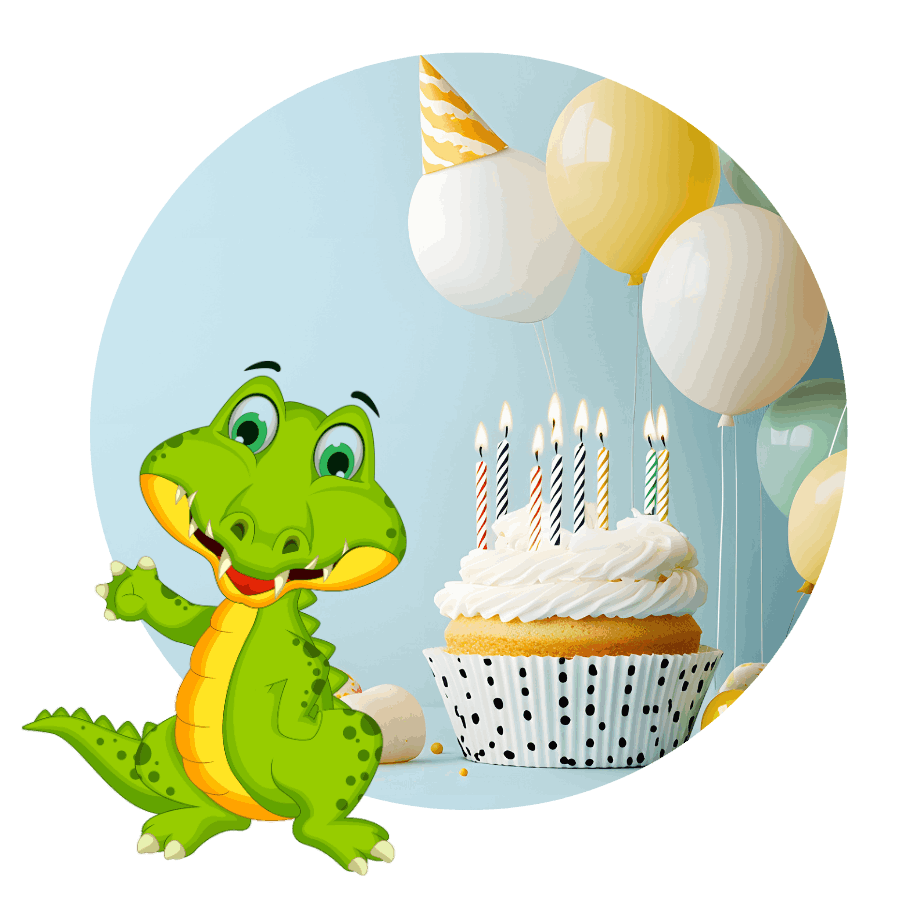  Krokodil präsentiert Geburtstagspaket Large