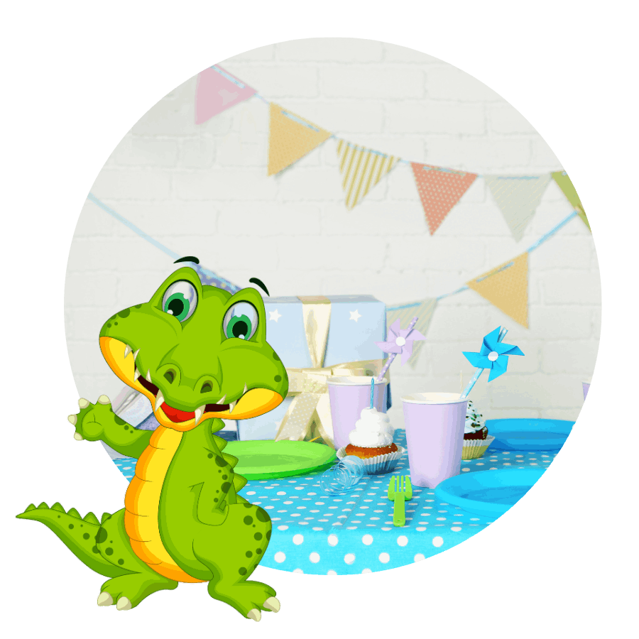  Krokodil präsentiert Geburtstagspaket Medium