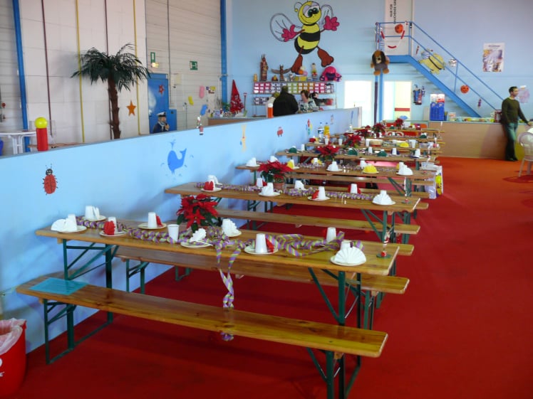 Dekorierter Geburtstagstisch